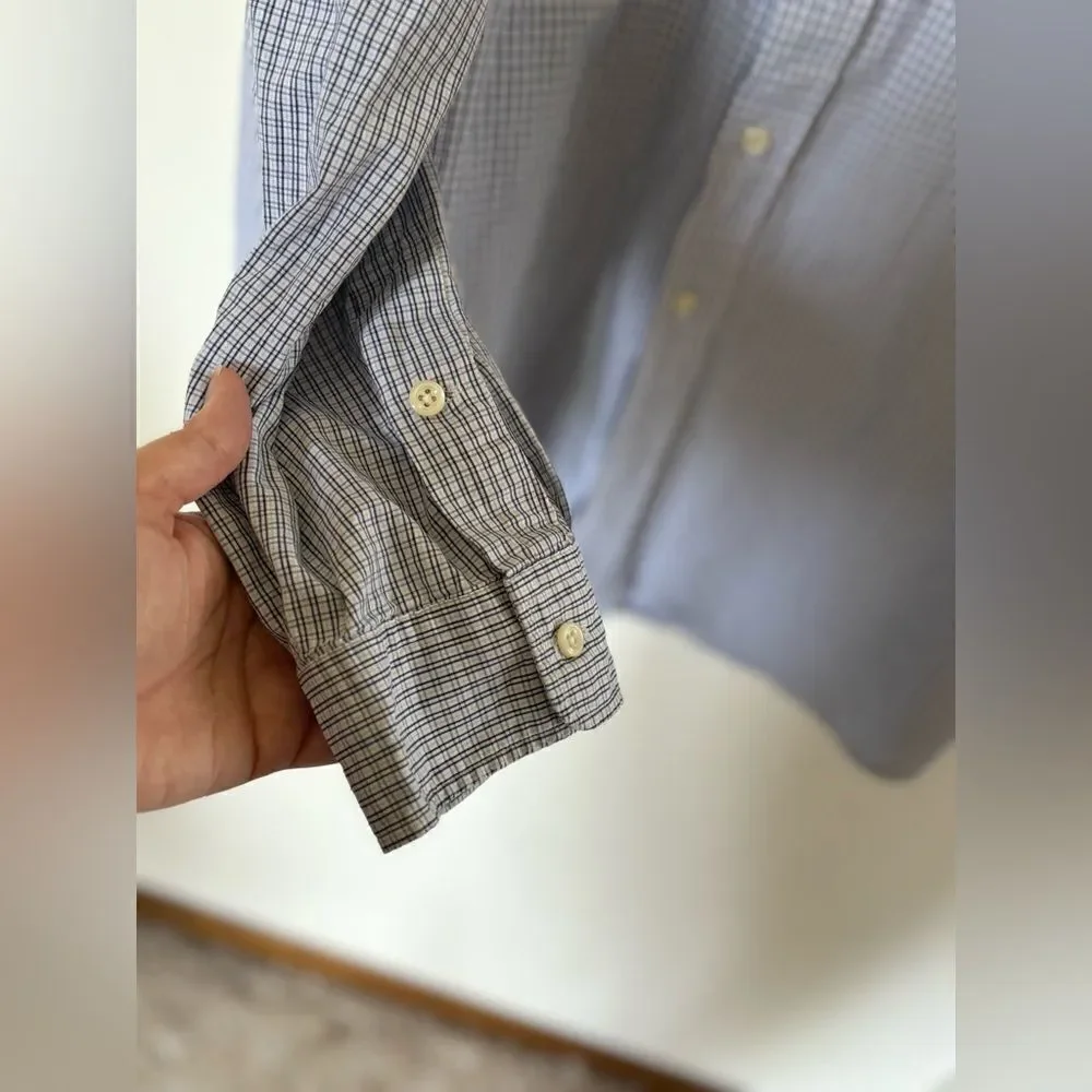 Polo Ralph Lauren Lowell Sport Check Button Down Shirt Size XXL Blue